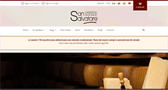 Desktop Screenshot of caseificiosansalvatore.it