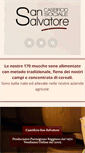 Mobile Screenshot of caseificiosansalvatore.it